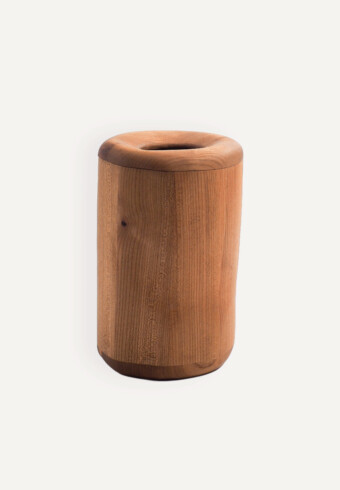 wood vase