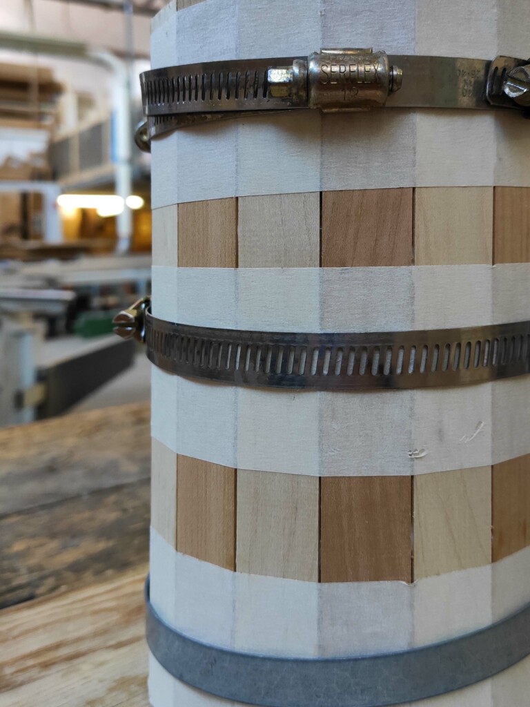 Cylindrical workshop vase